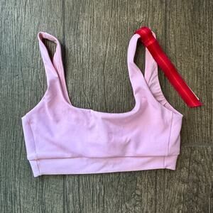 NWT LEFT ON FRIDAY Double Scoop Bikini Top Size Small